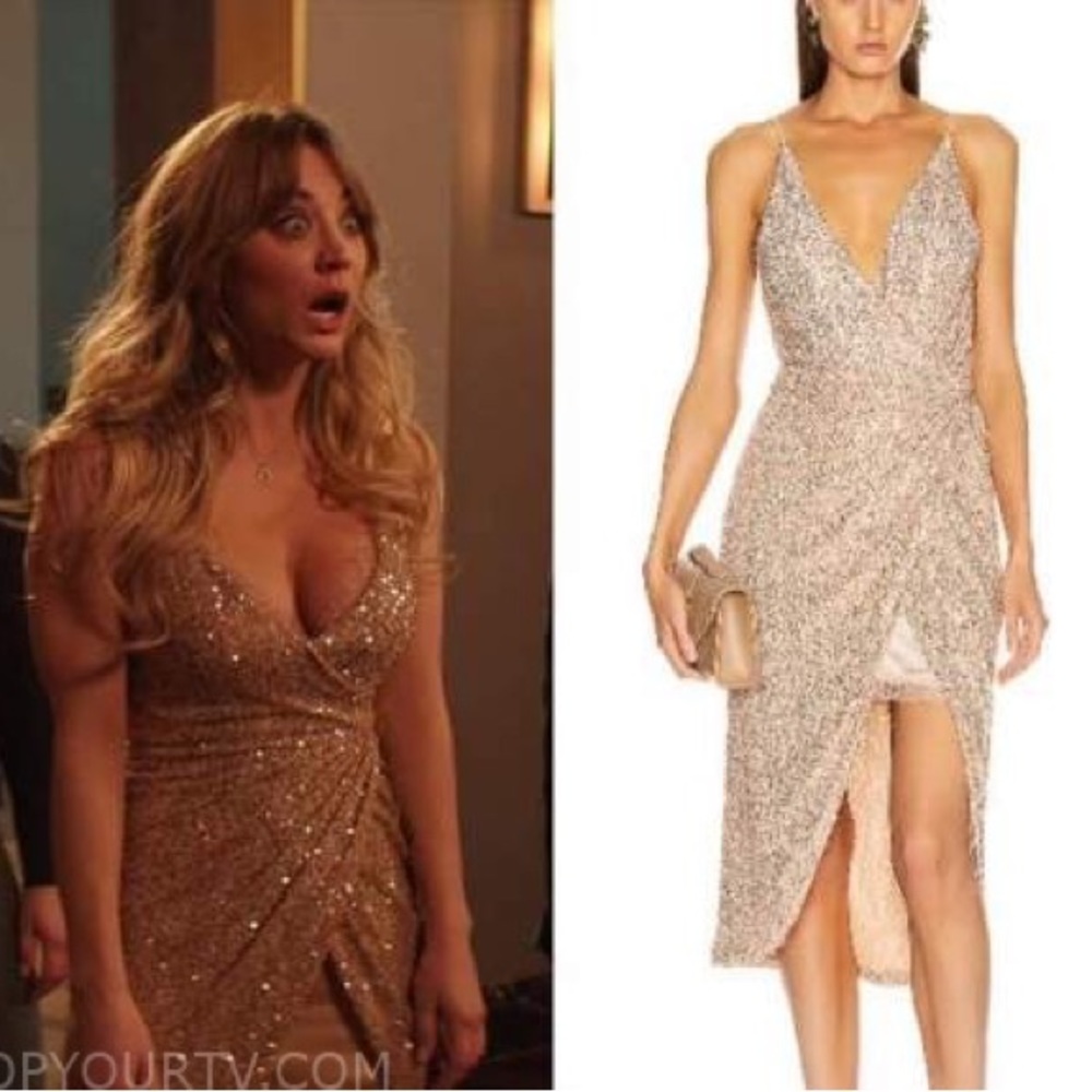 Sold out Jonathan Simkhai Sequin Dress! AS SEEN ON THE FLIGHT ATTENDANT!